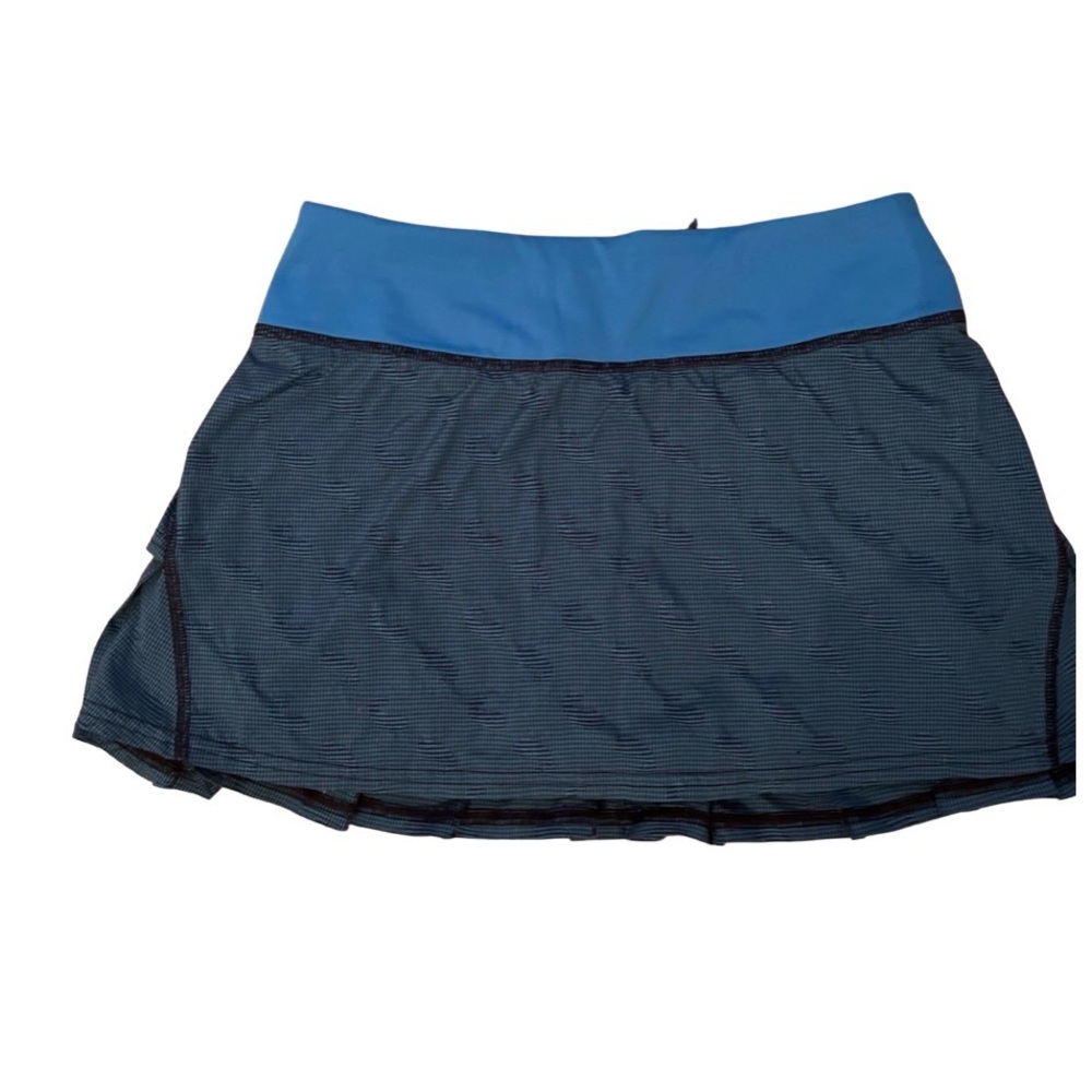 lululemon athletica Blue and Black Skirt